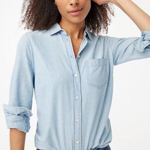 J. Crew Chambray One-Pocket Shirt